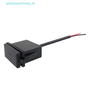 Alittlese อะแดปเตอร์ซ็อกเก็ตชาร์จ USB 12V 24V 5V 2.4A สําหรับรถจักรยานยนต์ TH