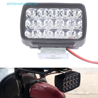 Alittlese ไฟสปอตไลท์ LED 15 ดวง 1000LM สําหรับรถจักรยานยนต์ สกูตเตอร์ Motos ATV Lighg TH