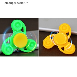 Strongaroetrtr ของเล่น Fidget Hand Spinner พลาสติก ขนาด 48*48 มม. สําหรับเล่นคลายเครียด