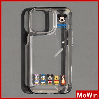 Mowin - เข้ากันได้สำหรับ เคสไอโฟน เคสไอโฟน11 เคส iphone 11Clear Space เคสอะคริลิกแข็งกันกระแทกกล้องน่ารักการ์ตูนสัตว์เข้ากันได้กับ iPhone 13 Pro Max iPhone 12 Pro Max 11 XR 7Plus 8Plus