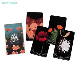 &lt;Cardflower&gt; ไพ่ทาโรต์ พฤกษศาสตร์ ฝนตกเล็กน้อย เกมกระดาน สําหรับครอบครัว ผู้เริ่มต้น ขายดี