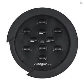 {fash} Flanger FS-08 ฝาครอบช่องเสียงกีตาร์ สีดํา สําหรับกีตาร์อะคูสติก EQ