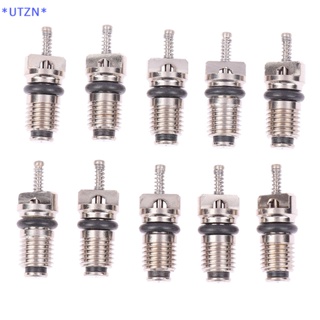 Utzn&gt; ชุดแกนวาล์วเครื่องปรับอากาศรถยนต์ AC R134A ทนความร้อน 10 ชิ้น