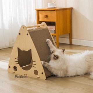 [Fenteer] บ้านแมว แบบกระดาษแข็ง ขนาดใหญ่ ขนาดกลาง สําหรับกระต่าย คิตตี้