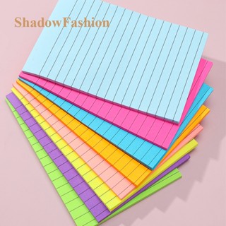 Sf พร้อมส่ง กระดาษโพสอิท กระดาษโพสอิท แนวนอน สีเรืองแสง