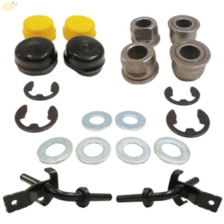 【VARSTR】Front Steering Left Spindle Retainers Right Spindle Front Wheel Bushings