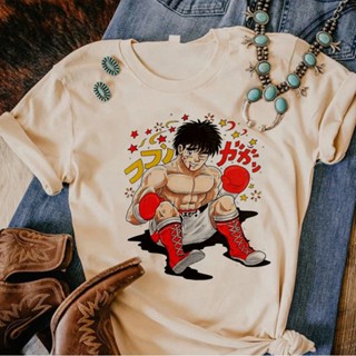 เสื้อยืด พิมพ์ลาย Hajime No Ippo Y2K สไตล์ญี่ปุ่น ฮาราจูกุ สตรีท สําหรับผู้หญิง 2000s