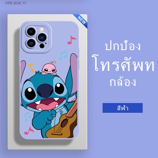 Realme C35 C30 C21Y C25Y C15 C1 เคสเรียวมี สำหรับ Cartoon Stitch เคส เคสโทรศัพท์