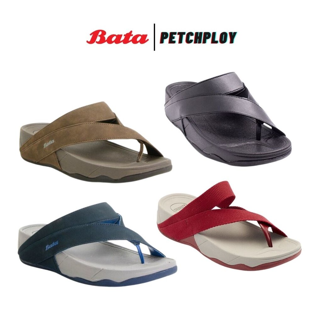 Bata Energy สีแดง รุ่น 5218 รองเท้าแตะลำลองแฟชั่น ของแท้ ใส่ได้ทั้งชายหญิง รหัส 8795218