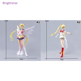 Brightstar ใหม่ ฟิกเกอร์เซเลอร์มูน ตุ๊กตาสาวสวย การ์ตูน Tsukino Usagi ขนาด 23 ซม.