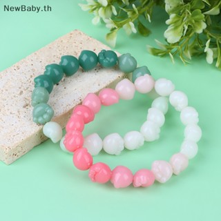 Newbaby สร้อยข้อมือ ประดับลูกปัด เปลี่ยนสีได้ สําหรับคนรัก เด็กผู้หญิง