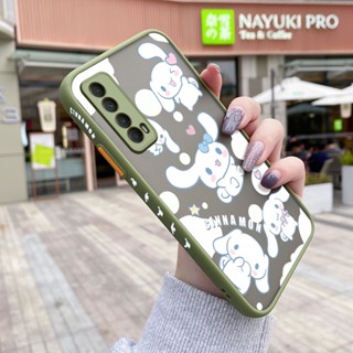 เคสโทรศัพท์มือถือแบบแข็ง ใส กันกระแทก ลายการ์ตูนสุนัข Laurel สําหรับ Huawei Y7A P Smart 2021