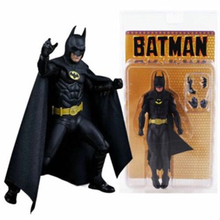 [มีสินค้า] โมเดลฟิกเกอร์การ์ตูนอนิเมะ NECA 1989 Batman Michael Keaton ครบรอบ 25 ปี 20 ซม. ขยับได้ แฮนด์เมด NIYF