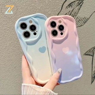 เคสโทรศัพท์มือถือ ซิลิโคน ไล่โทนสี สีเหลือง ฟ้า สําหรับ OPPO Realme C53 C33 C55 C35 Realme 10 4G Realme C21Y C25Y Realme C15 C25 5S 5I C2 Narzo 50A Prime Narzo N55