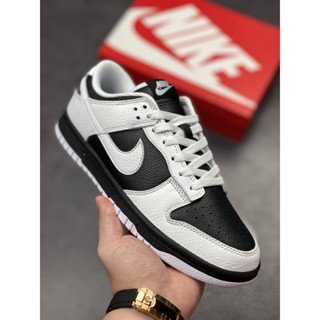 ○ (ยิงจริง) Dunk Low reverse panda 2.0 ของแท้ 100% รองเท้าผ้าใบ รองเท้าวิ่ง สําหรับผู้ชาย nike-1-4nike