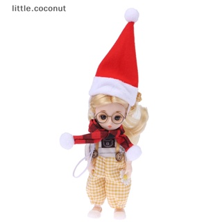 [little.coconut] ผ้าพันคอ หมวกคริสต์มาส ขนาดเล็ก สําหรับตกแต่งบ้านตุ๊กตา เทศกาลปีใหม่ ขวดไวน์