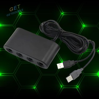 [Getdouble.th] อะแดปเตอร์แปลง GC 4 พอร์ต สําหรับ WiiU Switch PC [Getdouble.th]