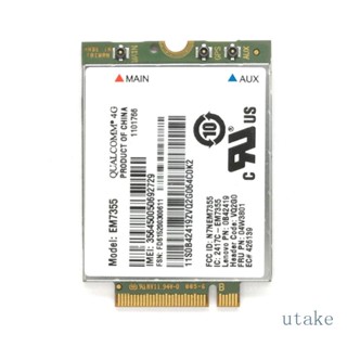 Utakee โมดูลการ์ดไร้สาย 4G EM7355 Gobi5000 WWAN Pcie 4Ghz สําหรับ ThinkpadT440 Noteboo