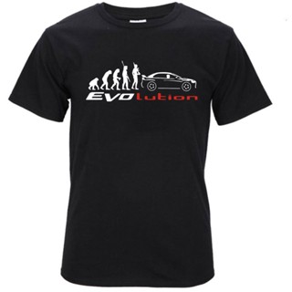 ขายดี เสื้อยืดลําลอง ผ้าฝ้าย แขนสั้น พิมพ์ลาย Lancer Evo Evolution 3D สําหรับผู้ชาย 803932