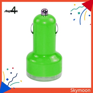 Skym* อะแดปเตอร์ชาร์จโทรศัพท์มือถือ 5V 21A 1A พอร์ต USB คู่ สําหรับรถยนต์