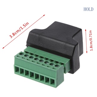 Ace อะแดปเตอร์เชื่อมต่ออีเธอร์เน็ต RJ45 ตัวเมีย เป็น 8-Pin สําหรับกล้องวงจรปิดดิจิทัล