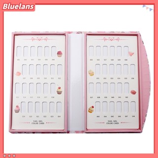 Bluelans สมุดโชว์สีทาเล็บเจล 48 สี