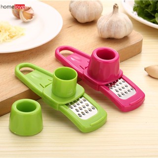 เครื่องบดกระเทียมอเนกประสงค์ Creative Garlic Press Kitchen Garlic Mash Gadgets ครัว Mash Garlic Press Microplane Planer Chopper homelove