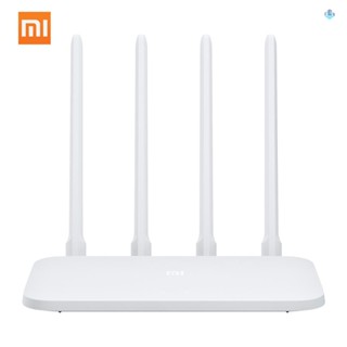  Xiaomi Mi เราน์เตอร์ไร้สาย WIFI 4C 64 RAM 802.11 b/g/n 2.4GHz 300Mbps 4 เสาอากาศ ควบคุมผ่านแอพ สําหรับบ้าน ออฟฟิศ