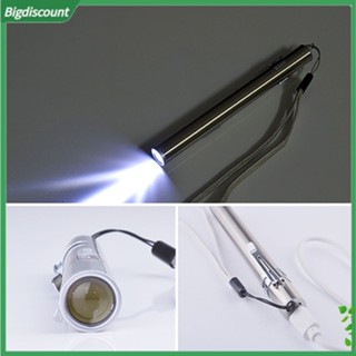 {BIG} ปากกาไฟฉาย ขนาดเล็ก ชาร์จ USB 500Lm LED