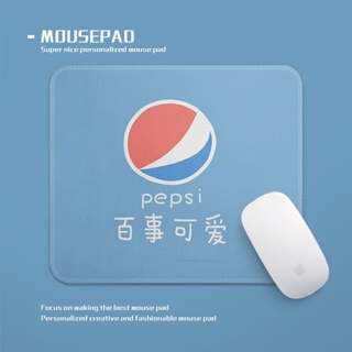 Pepsi แผ่นรองเมาส์ แบบหนา ขนาดเล็ก กันลื่น สําหรับแล็ปท็อป ตั้งโต๊ะ