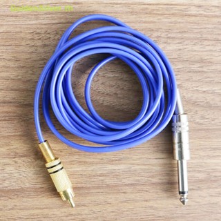 Goldensilver สายคลิป RCA ซิลิโคน สีเงิน สําหรับเครื่องสัก พาวเวอร์ซัพพลาย