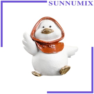 [Sunnimix] ฟิกเกอร์รูปเป็ด สําหรับตั้งโต๊ะ ห้องนอน สํานักงาน