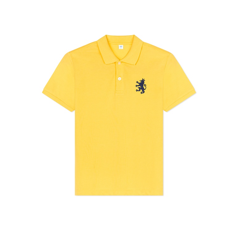 AIIZ (เอ ทู แซด) - เสื้อโปโลเด็กผู้ชายผ้าปิเก้ ปักสิงห์nBoy's Big Lion Pique Polo Shirts