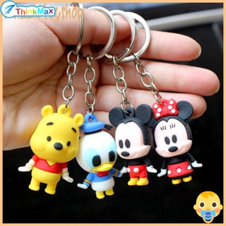 พร้อมส่ง พวงกุญแจ จี้การ์ตูนมิกกี้ วินนี่ เดอะพูห์ 3d น่ารัก สําหรับเด็ก