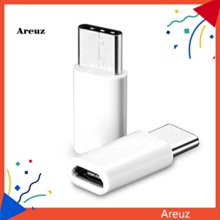 Are อะแดปเตอร์ชาร์จ Micro USB เป็น Type-C สําหรับโทรศัพท์มือถือ Nokia Meizu Google 2 ชิ้น