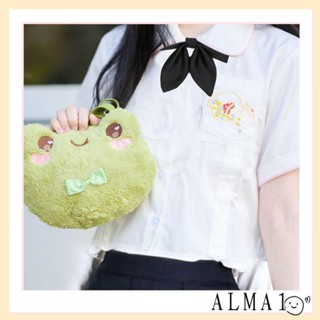 Alma กระเป๋าสะพายไหล่ ลายตุ๊กตากบน่ารัก ใส่โทรศัพท์มือถือได้