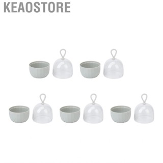 Keaostore Makeup Sponge Holder Box  Hanging Rope Keep Cleanse Blender Easy Opening Fully Transparent for Necklaces Travel Use