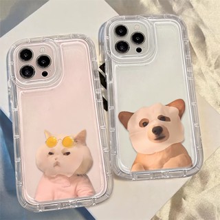 เคสโทรศัพท์มือถือ ซิลิโคนนุ่ม TPU ใส กันกระแทก ลายน่ารัก สําหรับ IPhone 14 13 11 12 Pro XS Max X XR 7 + 8 Plus