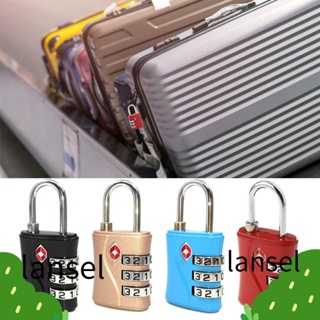 Lansel TSA Customs Code Lock แบบพกพาเครื่องมือรักษาความปลอดภัยตู้ล็อคเกอร์กระเป๋ากุญแจ