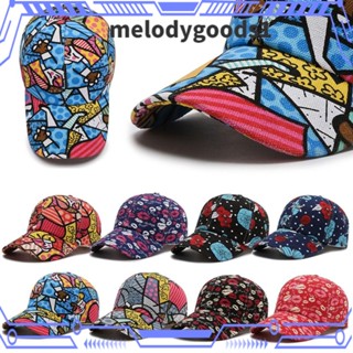 MELODYGOODS1 หมวกกันแดด พิมพ์ลายการ์ตูน ปรับได้ สําหรับผู้ชาย และผู้หญิง