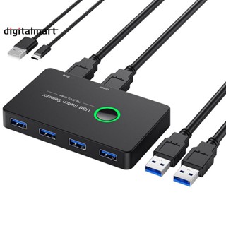 สวิตช์ USB KVM USB 3.0 KVM สําหรับคีย์บอร์ด เมาส์ เครื่องพิมพ์ Mi Box 2 ชิ้น 4 ชิ้น