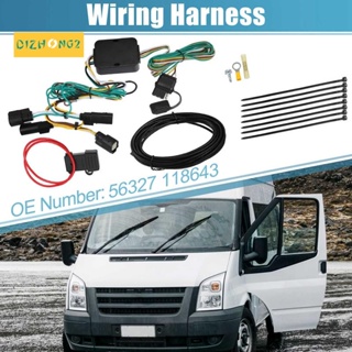 ปลั๊กเชื่อมต่อสายไฟ 4 ทาง อุปกรณ์เสริม แบบเปลี่ยน 56327 118643 สําหรับ Ford Transit-150/250/350 2015-2021