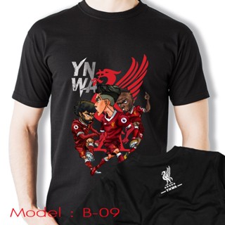 เสื้อยืด สกรีนลายการ์ตูนลิเวอร์พูล YNWA - Liverpool Cartoon YNWA T-Shirt