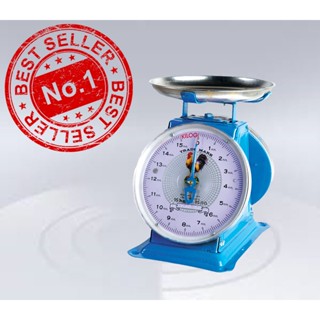 ** ส่งฟรี EMS ** Scale เครื่องชั่งน้ำหนัก เครื่องชั่งสปริง รุ่น 15 กิโล ตราไก่ จานกลม