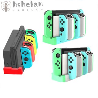 Hshelan แท่นชาร์จ สําหรับ Nintendo Switch Joy-Con New Games Home Charger Stand for Nintendo Switch Joy-Con Pro