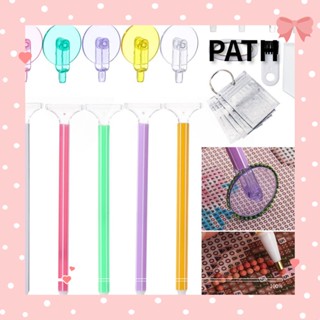 PATH กระเป๋าเก็บปากกาปักครอสสติตช์คริสตัล 5D DIY