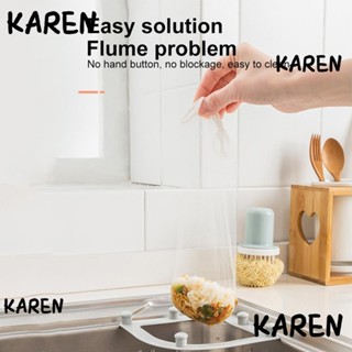 Karen ถุงกรองท่อระบายน้ํา ทรงสามเหลี่ยม สําหรับอ่างล้างจาน