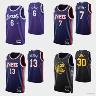 Hq7 2022 NBA ครบรอบ 75 ปี Lakers James Brooklyn Nets Durant Irving Harden Warriors Curry Basketball Je