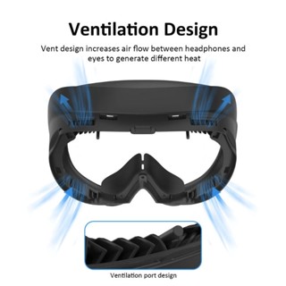 Com* แผ่นฟองน้ํานุ่ม อินเตอร์เฟซ VR ยืดหยุ่น ระบายอากาศ สําหรับหูฟัง Pico 4 VR