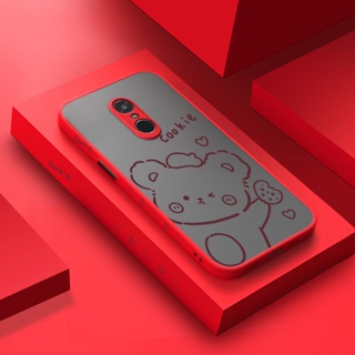 เคสโทรศัพท์มือถือแบบแข็ง ใส บาง กันกระแทก ลายการ์ตูนหมีคุกกี้ สําหรับ Xiaomi Redmi Note 4 Note 4x Note 4 Pro